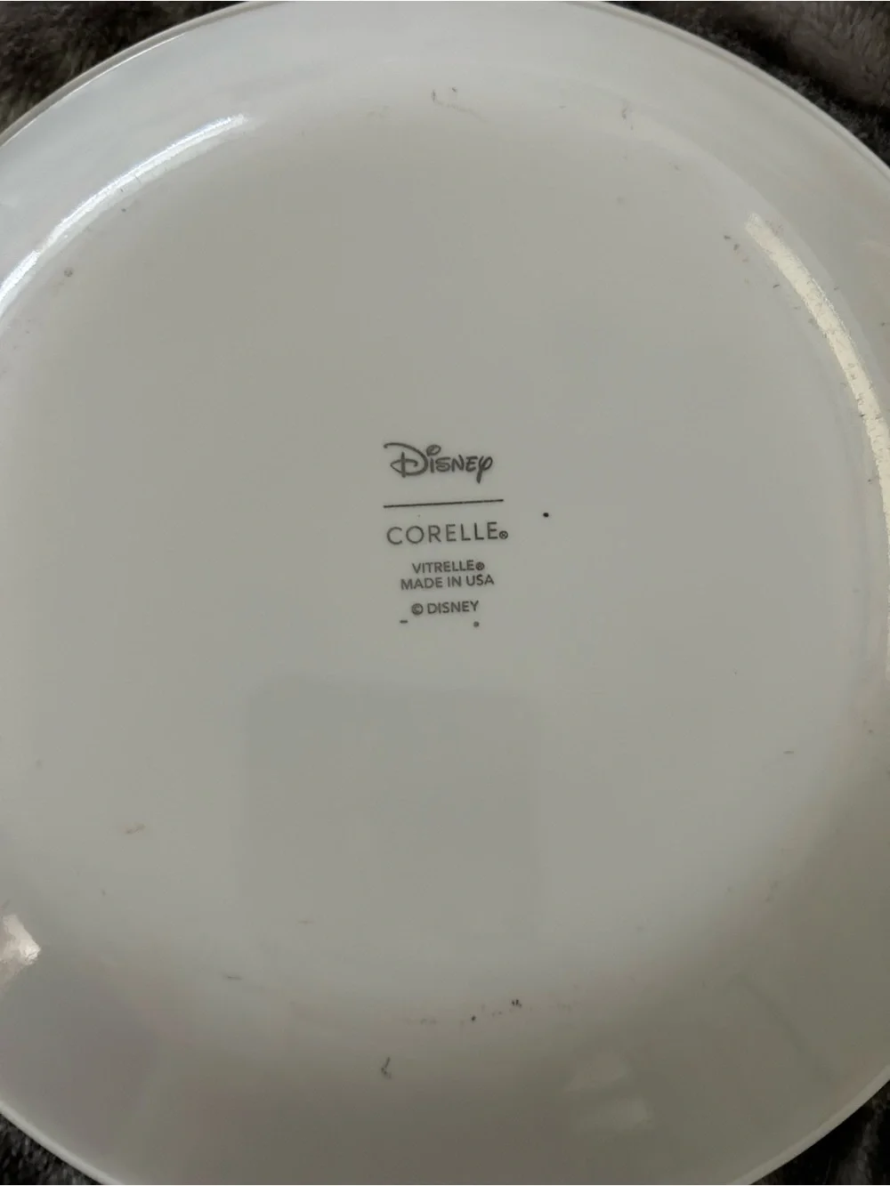 Disney Mickey Mouse Ceramic Plates - Assorted Colors 4 dinner and 6 appetizers